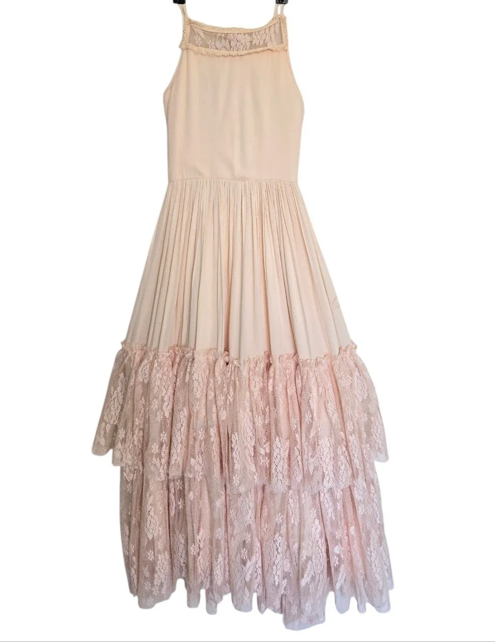 Joyfolie Catrin Dress in White Girls' Sleeveless Lace Trim Party Dress Size 7